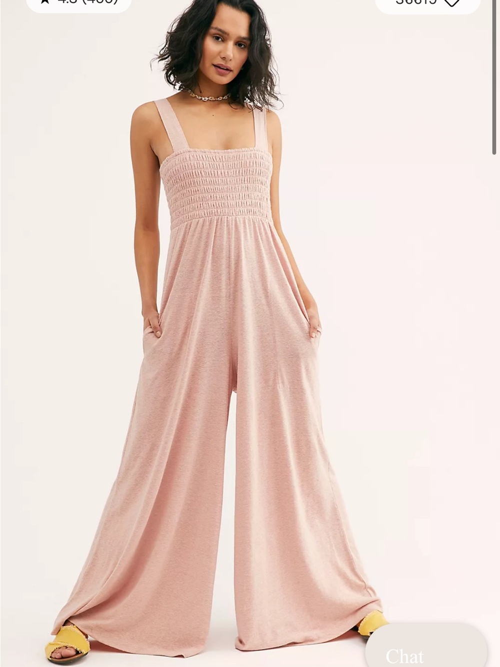 Free People Beach Homecoming Jumpsuit In Pink